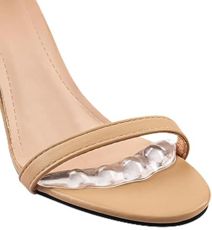 Dewocke Silicone Gel Ballenpolster für High Heels, Selbstklebend, Wiederverwendbar, Unsichtbar, Anti-Rutsch, Fußmassage Kissen, Transparent