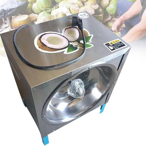 Coconut Grater Scraper Shredder, Electric Commercial Coconut Extracting Machine with Stainless Steel Drill Bit, Coconut Scraper Shredder Machine 50-60pcs/H Productivity