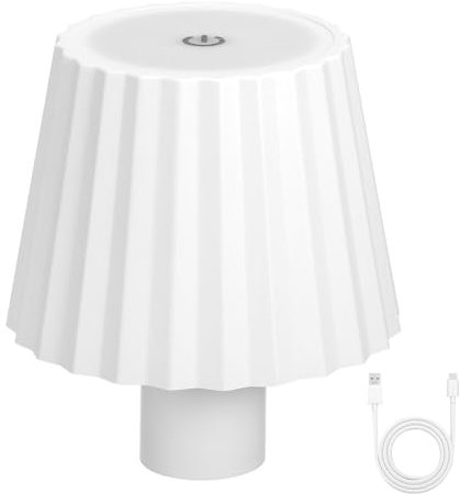 Kssvzz Lampada per bottiglia senza fili con controllo touch, 3 colori ricaricabili, luci per bottiglie di birra/vino/whisky, decorazione moderna per casa, bar, giardino (bianco)