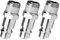 Yuiturt 3 Pièces Raccord Rapide Mâle 1/4 Euro Conique Téflon, Kit Coupleur Pneumatique pour Air Comprimé, Compatible Compresseur et Tuyaux Industriels