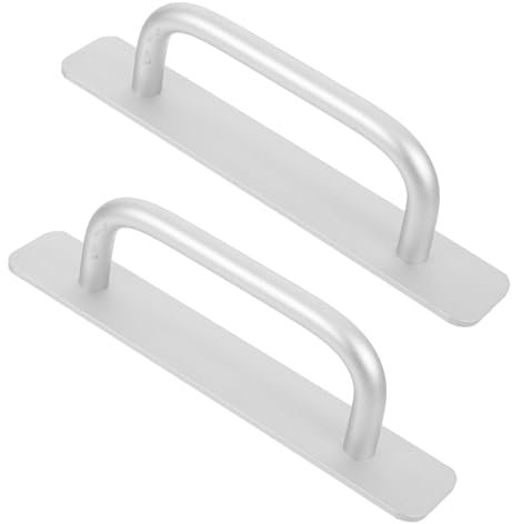 DIYEAH 2 Maniglie Per Mobili in Alluminio Senza Foratura Adesive Per Cassetti E Ante Scorrevoli