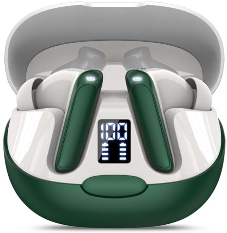 AI Cuffie Traduzione, Bluetooth 5.3 Traduttore Istantaneo Vocale con 164 Lingue, Auricolari di Traduzione con 5 modalità, Codice di Autorizzazione Permanente, Cuffie Bluetooth per Viaggi/Affari