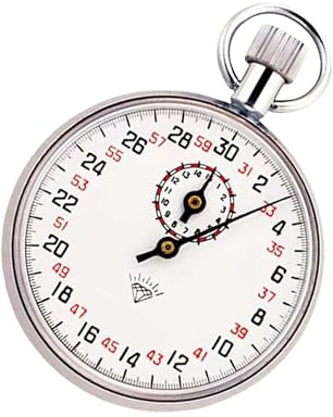 Manueller mechanischer Sport-Chronograph, Stoppuhr, mechanischer Sport-Timer für Leichtathletik-Timing mit Analoganzeige, Hand-Timer