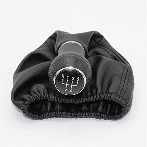 Passend für VW, Lupo 6X1 1999, 2000, 2001, 2002, 2003, 2004, 2005, 2006, 5-Gang-Schaltknauf, Leder-Kofferraum, Schaltknauf, Zubehör