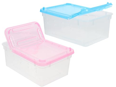 Boîte D’Alimentation Soie Respirante 2 Pièces en Plastique