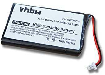 vhbw Batterie Compatible avec Garmin Quest GPS, Appareil de Navigation (1000mAh, 3,7V, Li-ION) - Remplacement pour IA3Y117F2