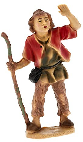 Marolin Hirte spähend, zu 12cm Fig. (Kunststoff)