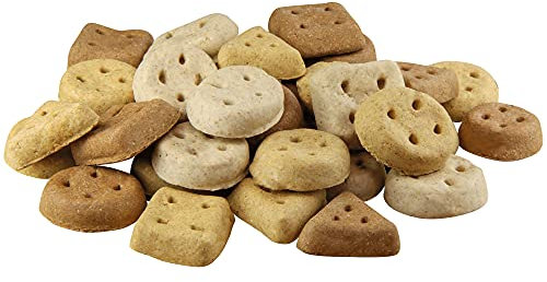 Schecker Hundeleckerli - Belohnungs Mix - Hundekekse mit deftigem Fleisch - verfeinert mit Getreide und Mineralstoffen 1 kg