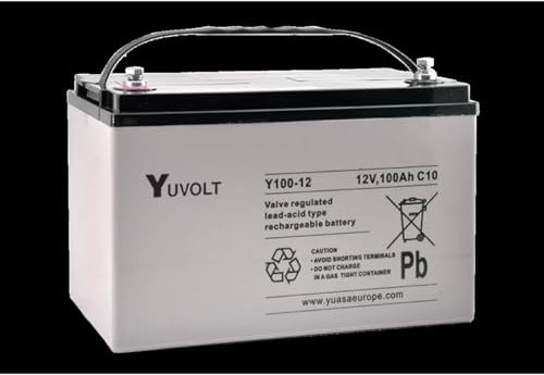 Yuasa Yucel Y100-12, 12v 100Ah Valve Regulated Sealed lead Acid (VRLA) Battery