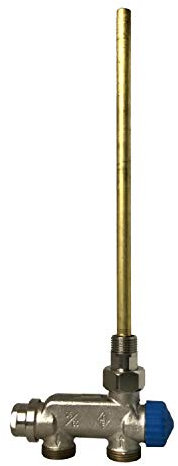 HEIMEIER Ventil E-Z Einrohr Durchgang, DN 15, mit Tauchrohr