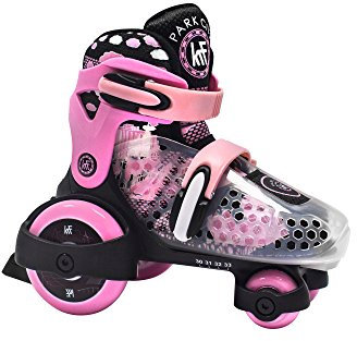 KRF The New Urban Concept Baby-Mädchen Patin Quad Schlittschuhe, Rosa (Rosa), S(26/29)