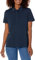 Amazon Essentials Women's Short-Sleeve Polo Shirt (Available in Plus Size), Navy, L