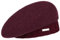 Seeberger Baske mit Strickbund aus Schurwolle - Bordeaux (24) - One Size