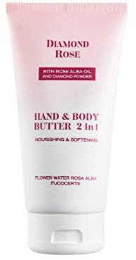 Pflegende Hand- und Körperbutter 2 in 1 Diamond Rose 150 ml