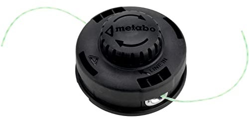 metabo Ersatzspule mit Faden - 4 m, Ø 2 mm - Zweifädig für Rasentrimmer & Freischneider - Werkzeugloser Fadenwechsel - Für FSD/FSB 36-18 LTX BL 40, RTD 18 LTX BL 30, MA-FS 40 - Gewinde M10 x 1,25 LH