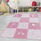 Kinderteppiche für Kinder Little Prinzessin Motiv Mädchen Spielteppich Prinzessin Krone Zauberstab Waschbar Mädchen Teppich für Kinderzimmer Babyzimmer Teppich Farbe: Pink, Grösse: 120 x 170 cm