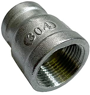 Manicotto in acciaio inox filettatura interna 3/4 pollici su 1/2 pollici IG (Muffe06)