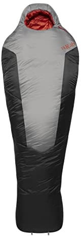 Rab Solar Ultra 3 Schlafsack, Granite, LONG LEFT