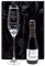 Personalised Diamante Flute Glass & Mini Bottle in Silk Lined Gift Box (Prosecco)