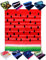 LEBENGOOD, Strandtuch, groß, für Pool, Liege, Bad, Dusche, 100% ägyptische Baumwolle, Velours, Frottee, saugfähig, weich, trocken, Herren, Damen, Jungen und Mädchen (Watermelon, 150X175)