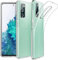 Klar Silikon Hülle für Samsung Galaxy S20 FE Transparent Dünne klare weiche TPU Handyhülle Flexible Crystal Clear Case Cover Bumper Rückseite