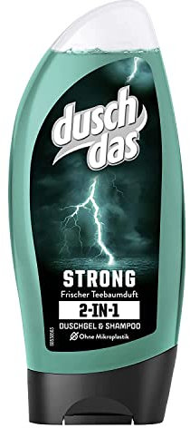 Duschdas 2-in-1 Duschgel & Shampoo Strong 2 x 250 ml