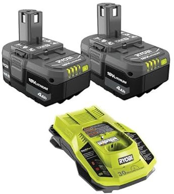 18 V One+ 4 Ah Lithium-Akku (2er-Pack) mit Ladegerät