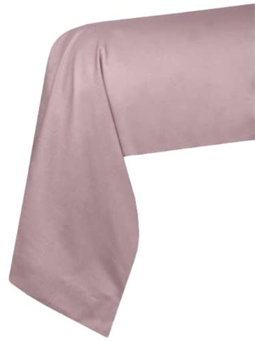 STOF - Bolster pillowcase - Size 45 x 185 cm - 100% Oeko-Tex certified cotton - Excellent quality - Old Pink - Eden model - Bed linen for home - Soft and comfortable - Unisex