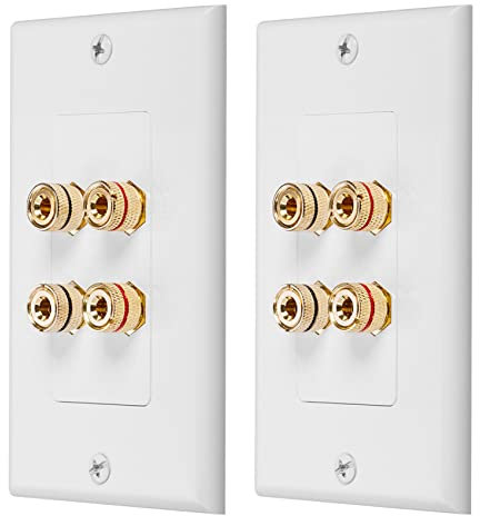 Dunlea 2X 4 Pfosten Lautsprecher Wand Platte Heim Wand Platte Audio Panel für 2 Lautsprecher