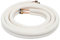 Par de tubos de bobina for aire acondicionado, 3 metros por pieza, 1/4 pulgadas, 3/8 pulgadas, juego de cables de cobre aislados, piezas de aire acondicionado, tubo refrigerante