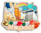 Quwsne Kühlschrankmagnet Napoli Italien Kühlschrankmagnet Stadt Reise Souvenirs Touristengeschenke 3D klassische Sehenswürdigkeiten handgefertigt Handwerk Heimdekoration – 1184
