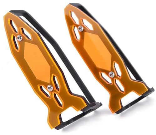 JHYBDP Motorrad-Blinker-Abdeckungsschutz Für Vorne Und Hinten Für R 1200 GS LC ADV F 750 850 310 GS ADV G 310 R Schutzgitter-Lampenabdeckung(Orange)