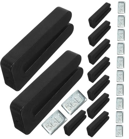 Gadpiparty Ceiling Fan Balance Kit 12pcs Fan Weights Clips Solve Swing Easy to Install