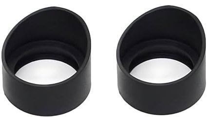 1 Pair Binocular Eye Cup, 33-35mm Eyepiece Shield Rubber Eye Guards Microscope Eyepiece Covers