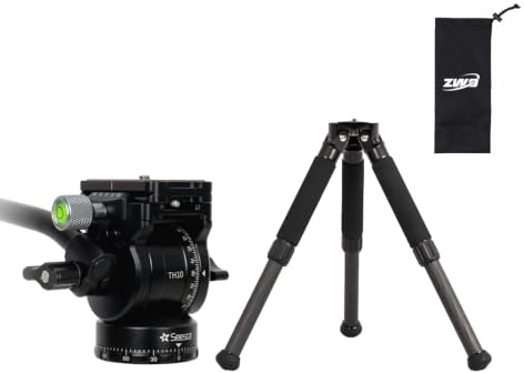 ZWO Seestar TH10 EQ - Testa per treppiede per telescopio Seestar Smart, testa a treppiede fluida per modalità equatoriale, panoramica a 360° e inclinazione ±90°, compatibile con DSLR, mirrorless e