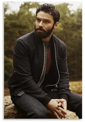 Aidan Turner High-Quality Decorative Poster Modern Home Bedroom Wall Art Decor Canvas 08 x 12 Inch (20 x 30 cm)