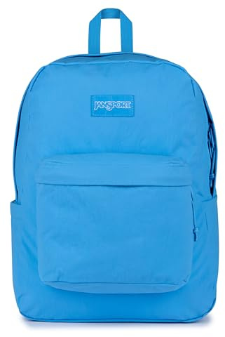 JanSport Superbreak Plus FX Backpack - Work, Travel, or Laptop Bag with Water Bottle Pocket, Azul Blue, One Size, Superbreak Plus Fx Backpack
