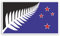 Neuseeland-Flagge, Vinyl-Aufkleber, 10 cm, silberfarben, 2 Stück