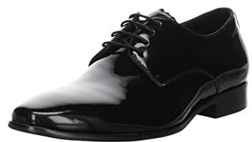 Digel Herren Businessschuhe Silvano Schnürschuh Lackleder Schnürhalbschuhe Büro Elegant Uni Schuhe Herren Leder Lackleder Business schwarz