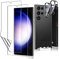 TAURI [2+2 Pack] Screen Protector Designed for Samsung Galaxy S23 Ultra 5G, 2 Pack [Self-Healing] TPU Film+2 Pack Camera Lens Protector, [Case Friendly] [100% Fingerprint Unlock] [Bubble Free]