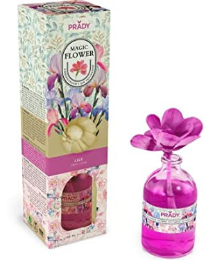 Prady - Magic Flower Désodorisant Lily - 100 ML - Parfum floral élégant de lys pour une ambiance raffinée et apaisante.