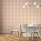 New Walls Papier Peint Intissé Salon Rétro Rose Orange Beige Papier Peint Vintage Style Années 70 - 10.05x0.53m