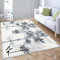 okoikfc Bambus Teppich 3D Teppich Wohnzimmer 120 x 170 cm Waschbarer rutschfest Teppiche für Kinderzimmer Schlafzimmer Deko Antirutschmatte Carpet Matte B443