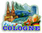 Quwsne Kühlschrankmagnet Köln Deutschland Kühlschrankmagnet Stadt Reise Souvenirs Touristengeschenke 3D klassische Sehenswürdigkeiten Handarbeit Handwerk Heimdekoration -1178