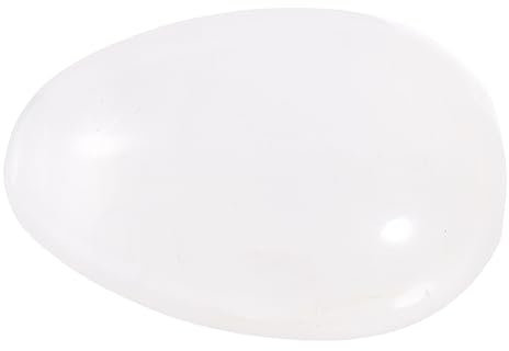 Alipis Pieza De Juego De Jade Decoración del Hogar Cristal Ovalado Piedra Semipreciosa Bola De Mano De Masaje En Forma De Huevo Cristal Bolas Antiestrés Chinas Bolas De Jade