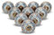FURNISHFUL FINESSE Cabinet Knobs Boho Grey Ceramic Dresser Pull Handle Kitchen Assorted Kitchen Cabinets Cupboard Knob Farmhouse Decor Furniture Hardware Gold Knobs (Pack of 20, Turquoise)