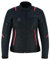 RAXUS Chaqueta Moto Mujer para invierno Chaqueta Impermeable con Protecciones Homologada CE (FR/ES, Letras, 3XL, Regular, Regular, Rojo)