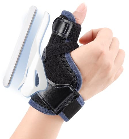 Fasola Daumenschiene Rechts & Links, Daumenbandagen 4 Stufen der Unterstützung, Orthese Daumengelenk zur Schmerzlinderung, Arthritis, Sehnenscheidenentzündung, Verstauchung, L