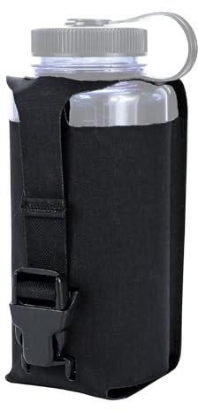 Water Bottle Holder Molle,JX Tacfancier Tactical Water Bottle Pouch for Backpack Duty Belt,Water Bottle Carrier Holster Fits 32oz Bottle