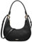 DKNY Women's Abby HOBO Crossbody Handbag, Jet BLK/BLK